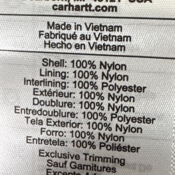 Carhartt Women's Rain Defender Puffer Vest Black Size XXL (20) NWT Relaxed Fit - Picture 7 of 10